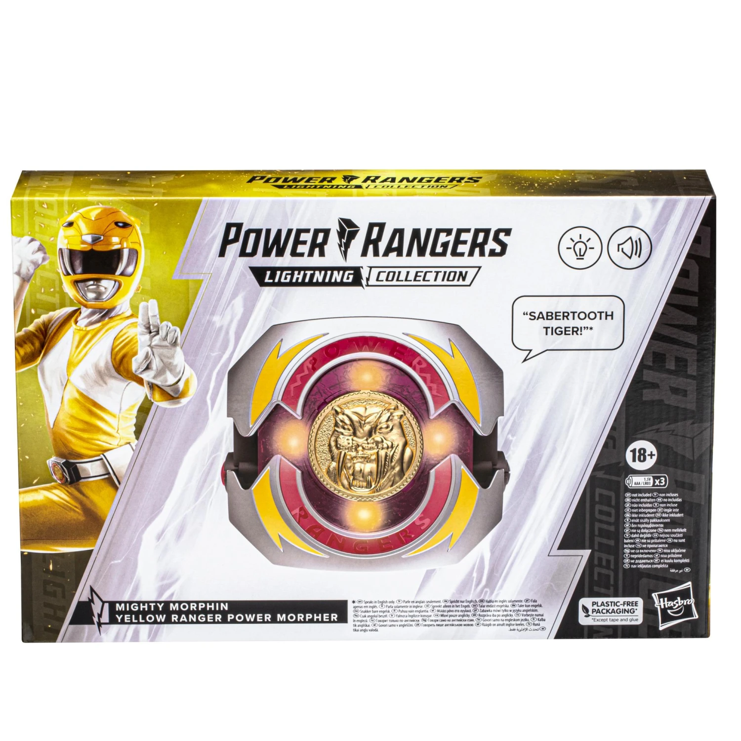 Hasbro Power Rangers Lightning Collection - Mighty Morphin Yellow Ranger Power Morpher 7 Hasbro Power Rangers Lightning Collection - Mighty Morphin Yellow Ranger Power Morpher - Image 5