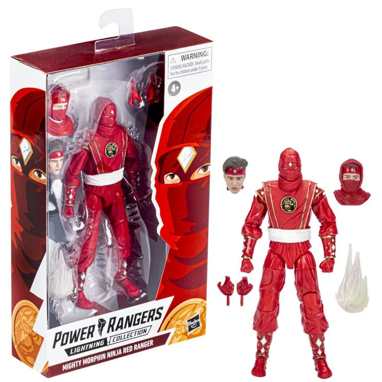 Hasbro Power Rangers Lightning Collection 6-Inch Action Figure - Red Ninja Ranger 3 Hasbro Power Rangers Lightning Collection 6-Inch Action Figure - Red Ninja Ranger