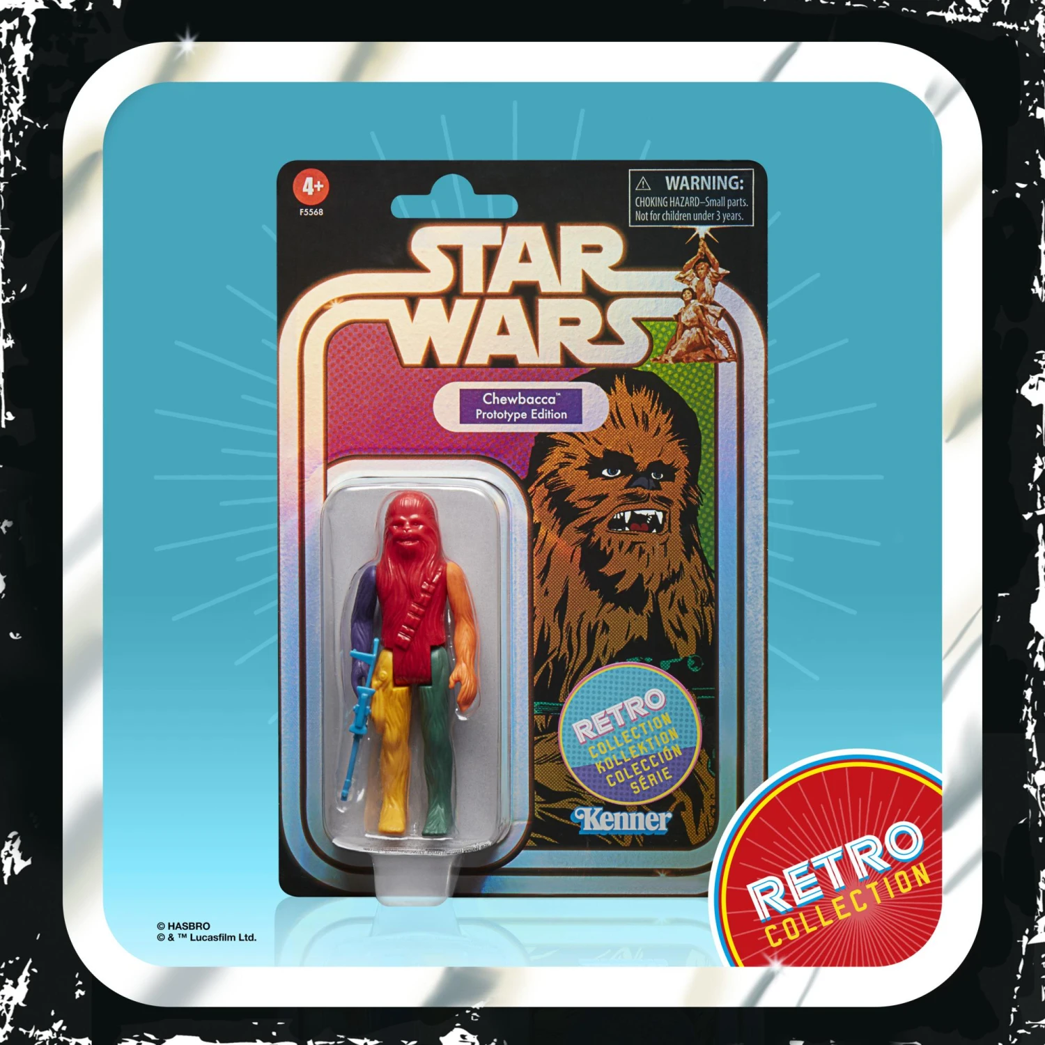 Hasbro Star Wars Retro Action Figure - Prototype Chewbacca 9 Hasbro Star Wars Retro Action Figure - Prototype Chewbacca - Image 7