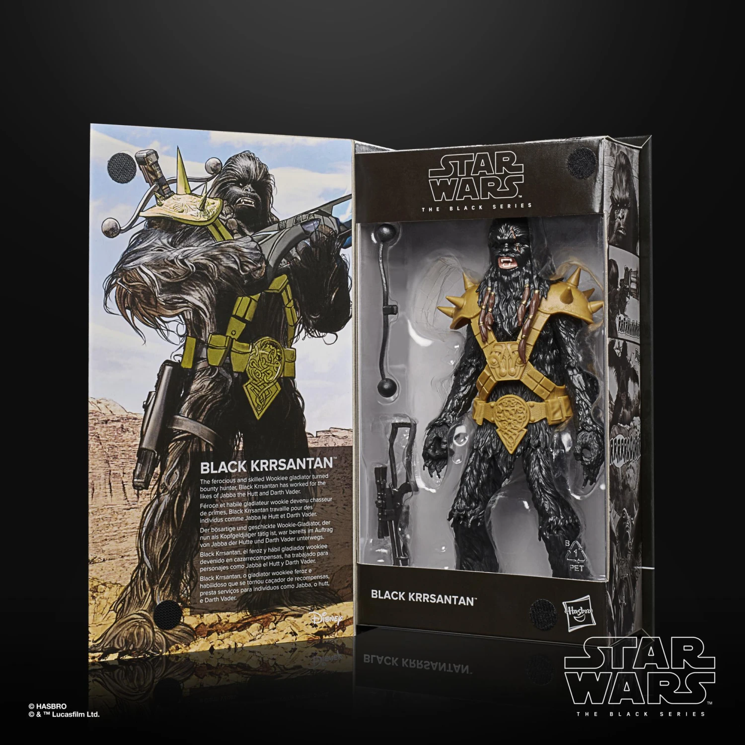 Hasbro Star Wars Black Series 6 Inch Action Figure Comic Series Wave 2 - Black Krrsantan 8 Hasbro Star Wars Black Series 6 Inch Action Figure Comic Series Wave 2 - Black Krrsantan - Image 6