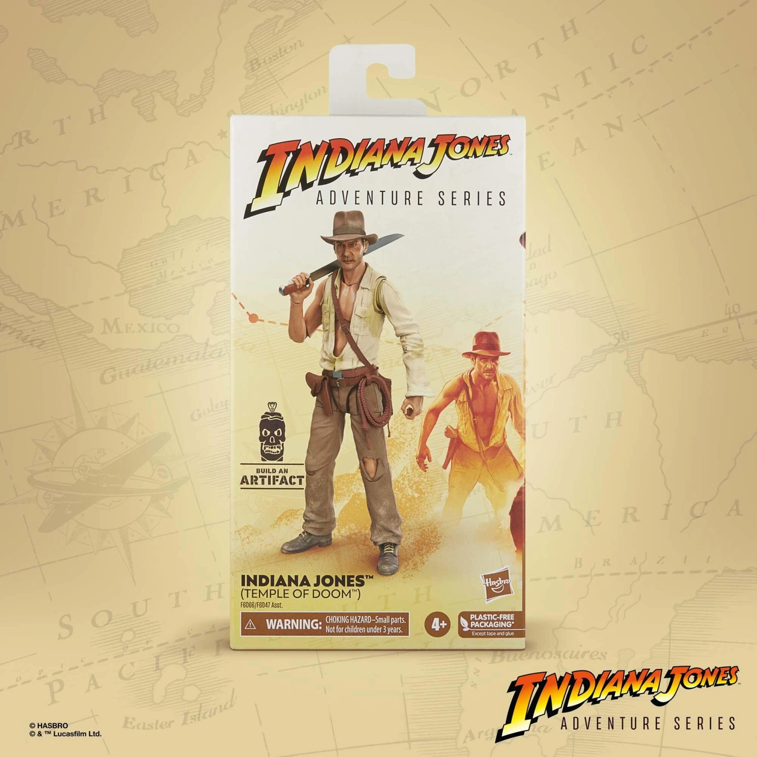 Hasbro Indiana Jones 6 Inch Action Figure Wave 2 - Indiana Jones (Temple Of Doom) 4 Hasbro Indiana Jones 6 Inch Action Figure Wave 2 - Indiana Jones (Temple Of Doom) - Image 2