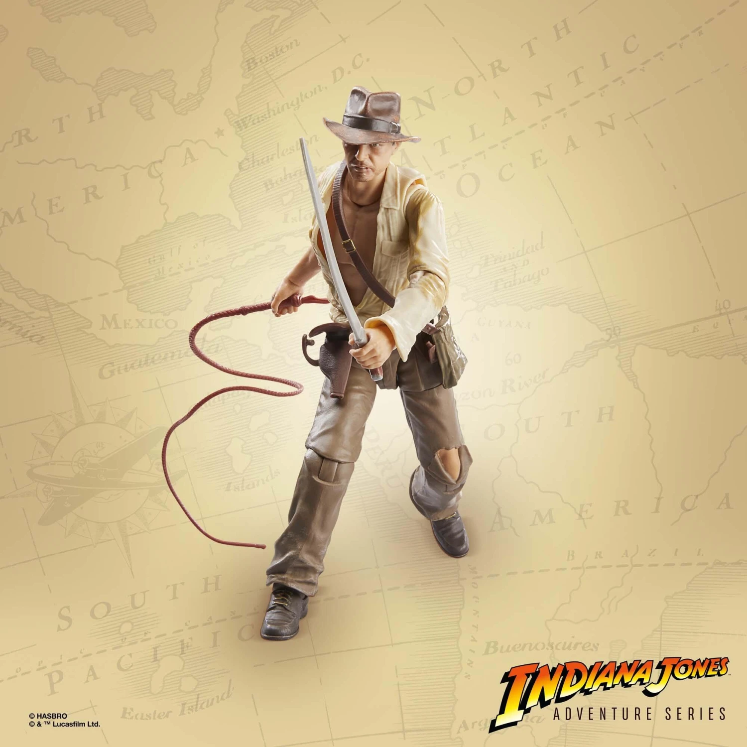 Hasbro Indiana Jones 6 Inch Action Figure Wave 2 - Indiana Jones (Temple Of Doom) 3 Hasbro Indiana Jones 6 Inch Action Figure Wave 2 - Indiana Jones (Temple Of Doom)