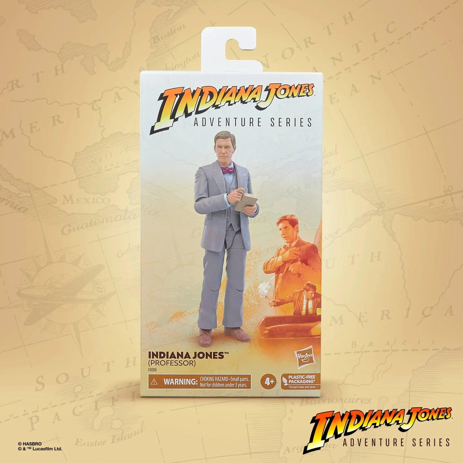 Hasbro Indiana Jones 6 Inch Action Figure - Indiana Jones (Professor) 3 Hasbro Indiana Jones 6 Inch Action Figure - Indiana Jones (Professor)