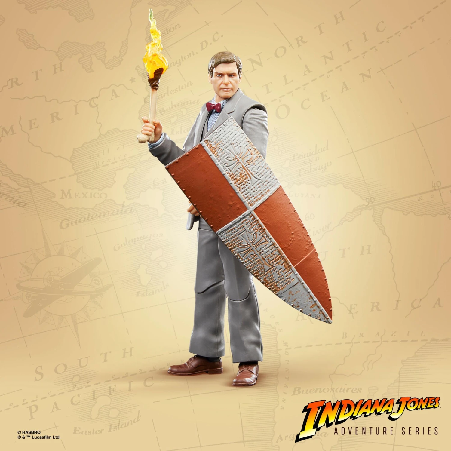 Hasbro Indiana Jones 6 Inch Action Figure - Indiana Jones (Professor) 7 Hasbro Indiana Jones 6 Inch Action Figure - Indiana Jones (Professor) - Image 5