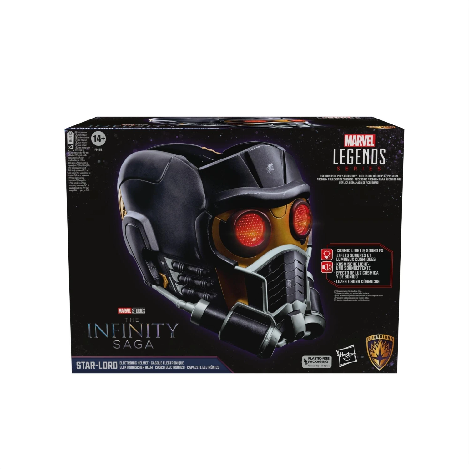 Hasbro Marvel Legends Infinity Saga Premium Electronic Helmet - Star Lord 4 Hasbro Marvel Legends Infinity Saga Premium Electronic Helmet - Star Lord - Image 2