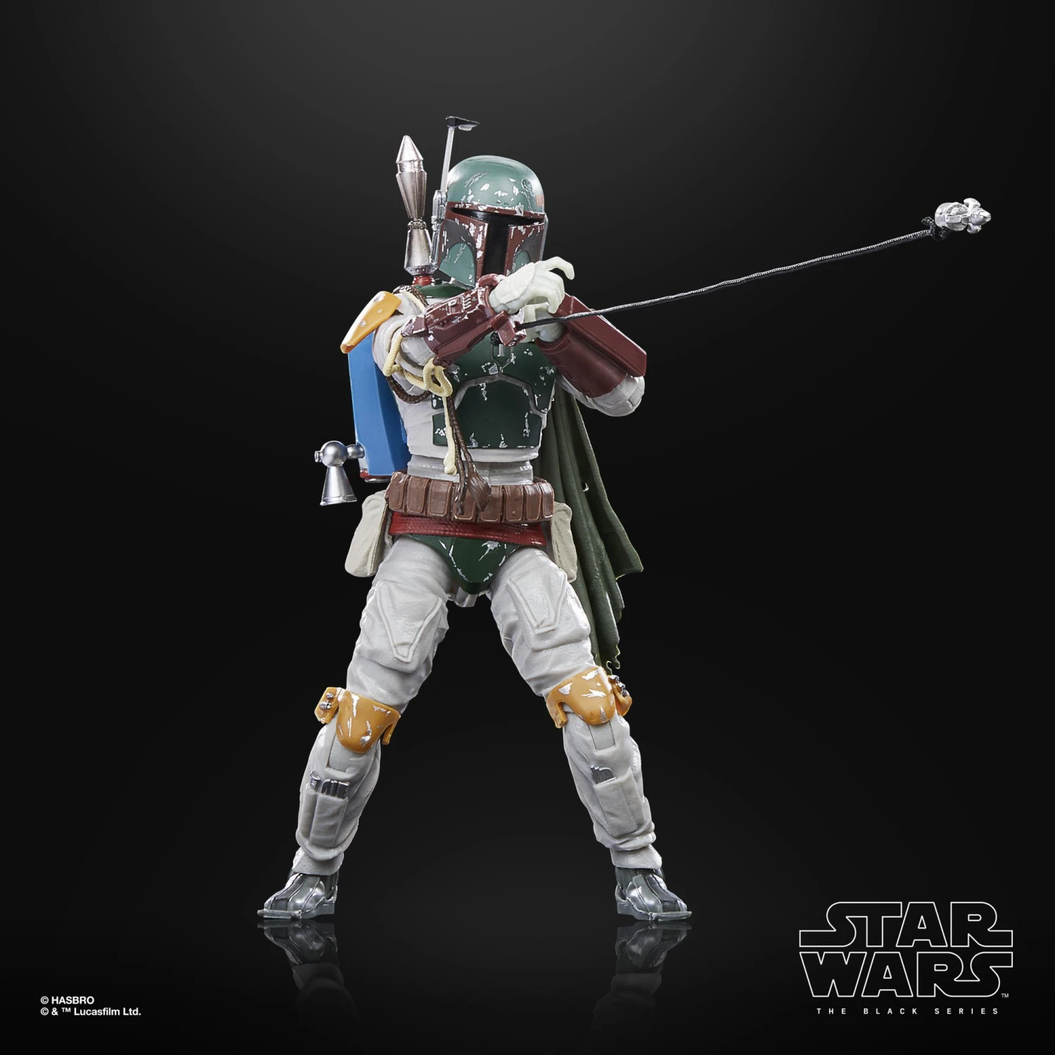 Hasbro Star Wars Black Series Deluxe 40th Anniversary 6 Inch Action Figure - Boba Fett 11 Hasbro Star Wars Black Series Deluxe 40th Anniversary 6 Inch Action Figure - Boba Fett - Image 9