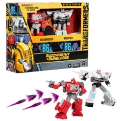 Hasbro Transformers Studio Series 86 Buzzworthy Bumblebee Voyager Action Figure Twinpack - Ironhide & Prowl