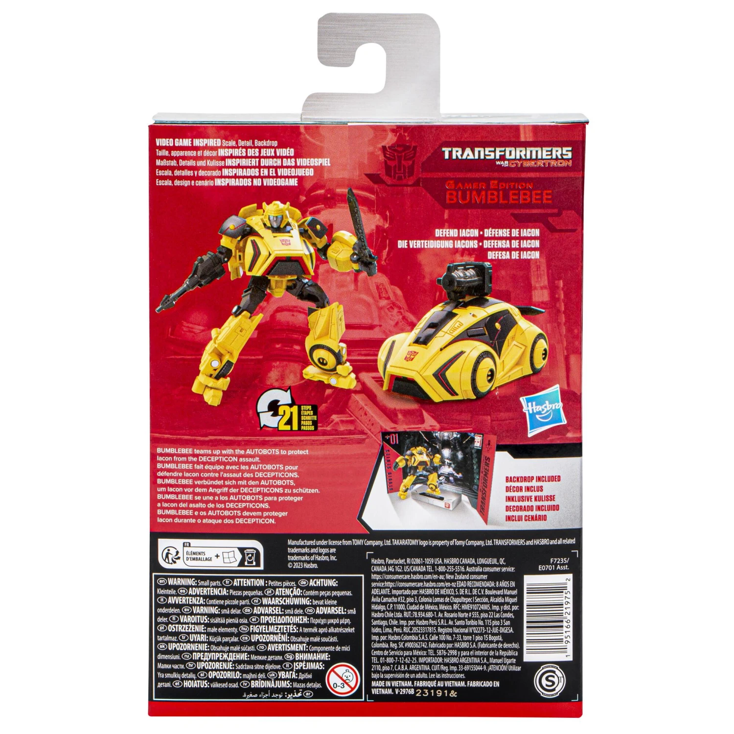 Hasbro Transformers WFC Studio Series Gamer Edition Deluxe Action Figure - Bumblebee 10 Hasbro Transformers WFC Studio Series Gamer Edition Deluxe Action Figure - Bumblebee - Image 8