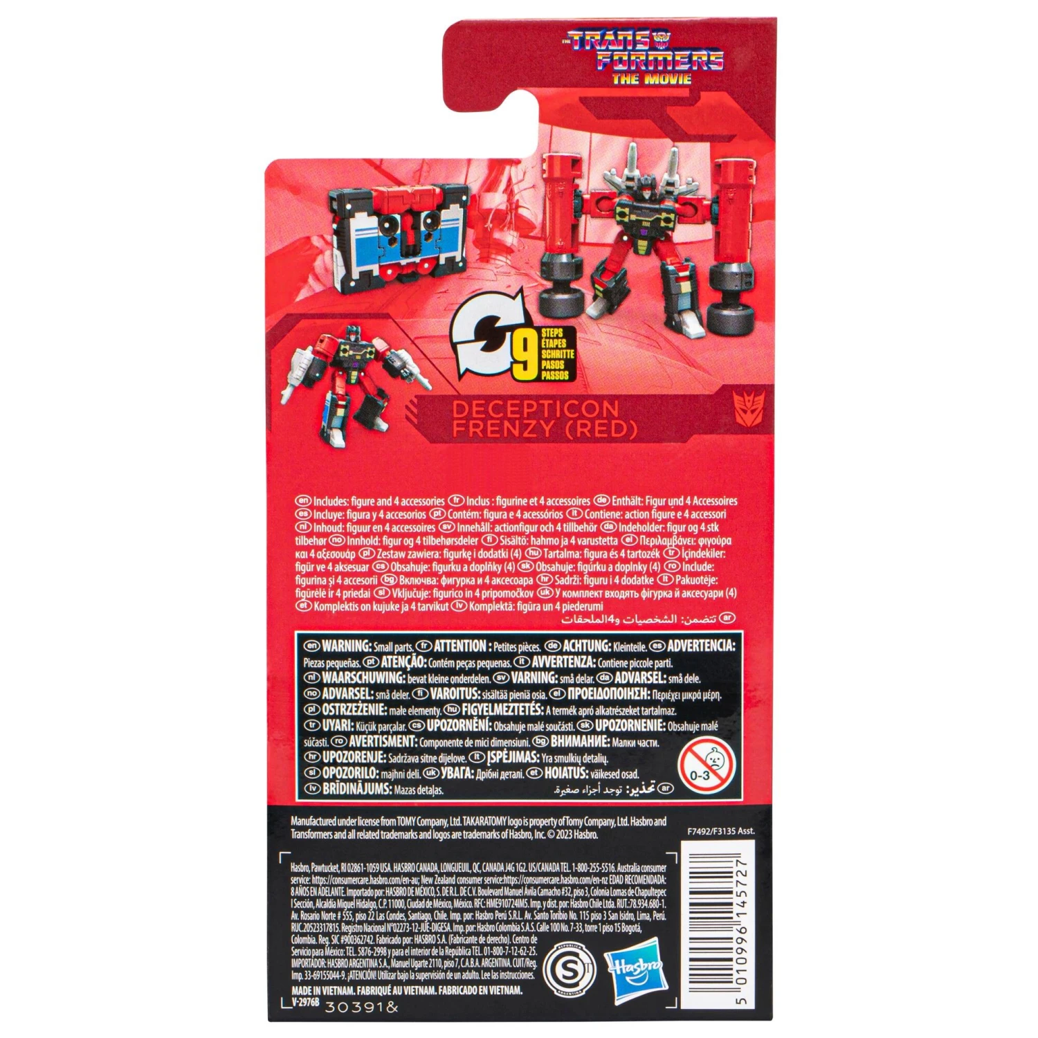 Hasbro *PRE-ORDER Transformers Studio Series TF7 Core Class Action Figure - Decepticon Frenzy (Red) 7 Hasbro *PRE-ORDER Transformers Studio Series TF7 Core Class Action Figure - Decepticon Frenzy (Red) - Image 5