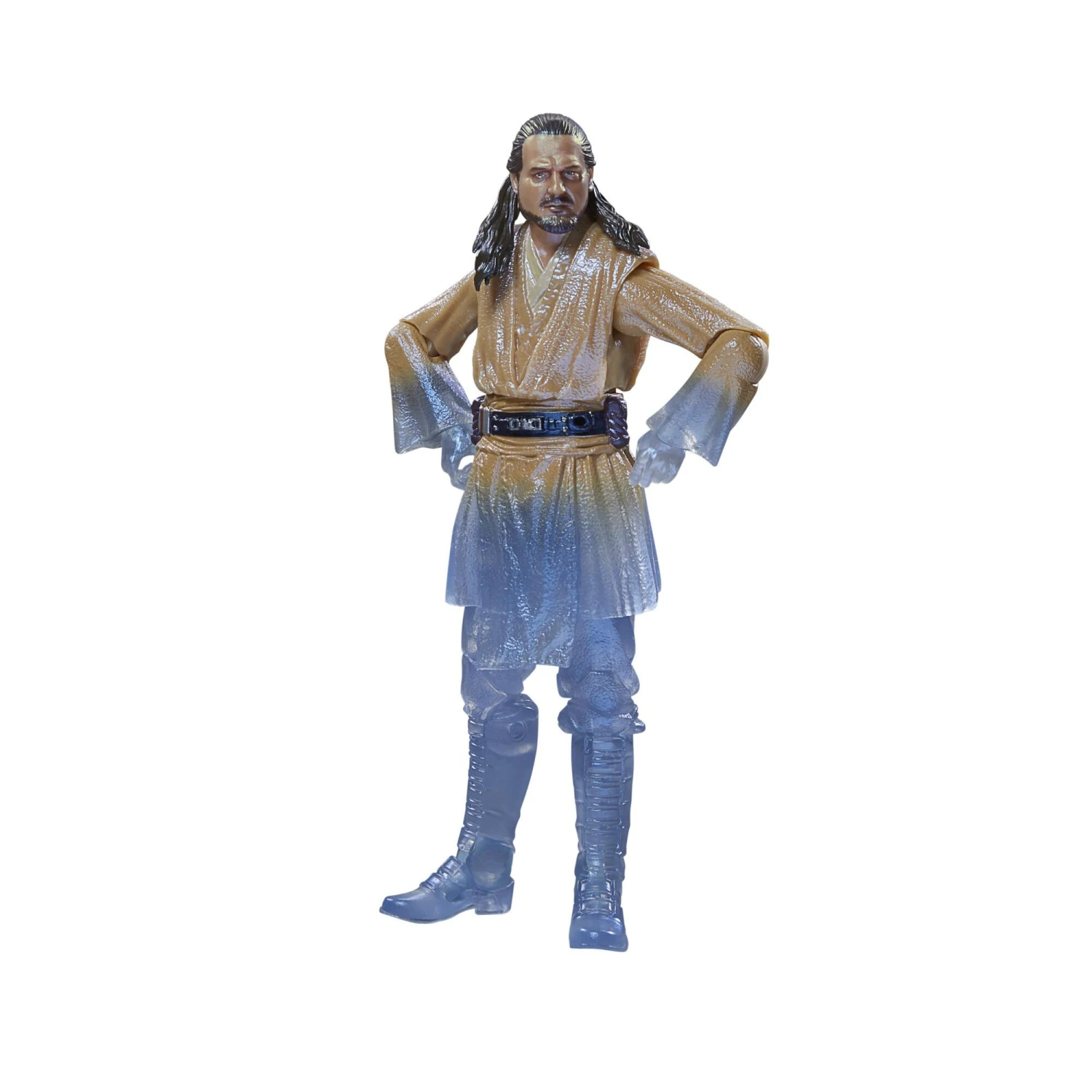 Hasbro Star Wars Black Series Exclusive 6 Inch Action Figure - Qui-Gon Jinn (Force Spirit) 5 Hasbro Star Wars Black Series Exclusive 6 Inch Action Figure - Qui-Gon Jinn (Force Spirit) - Image 3