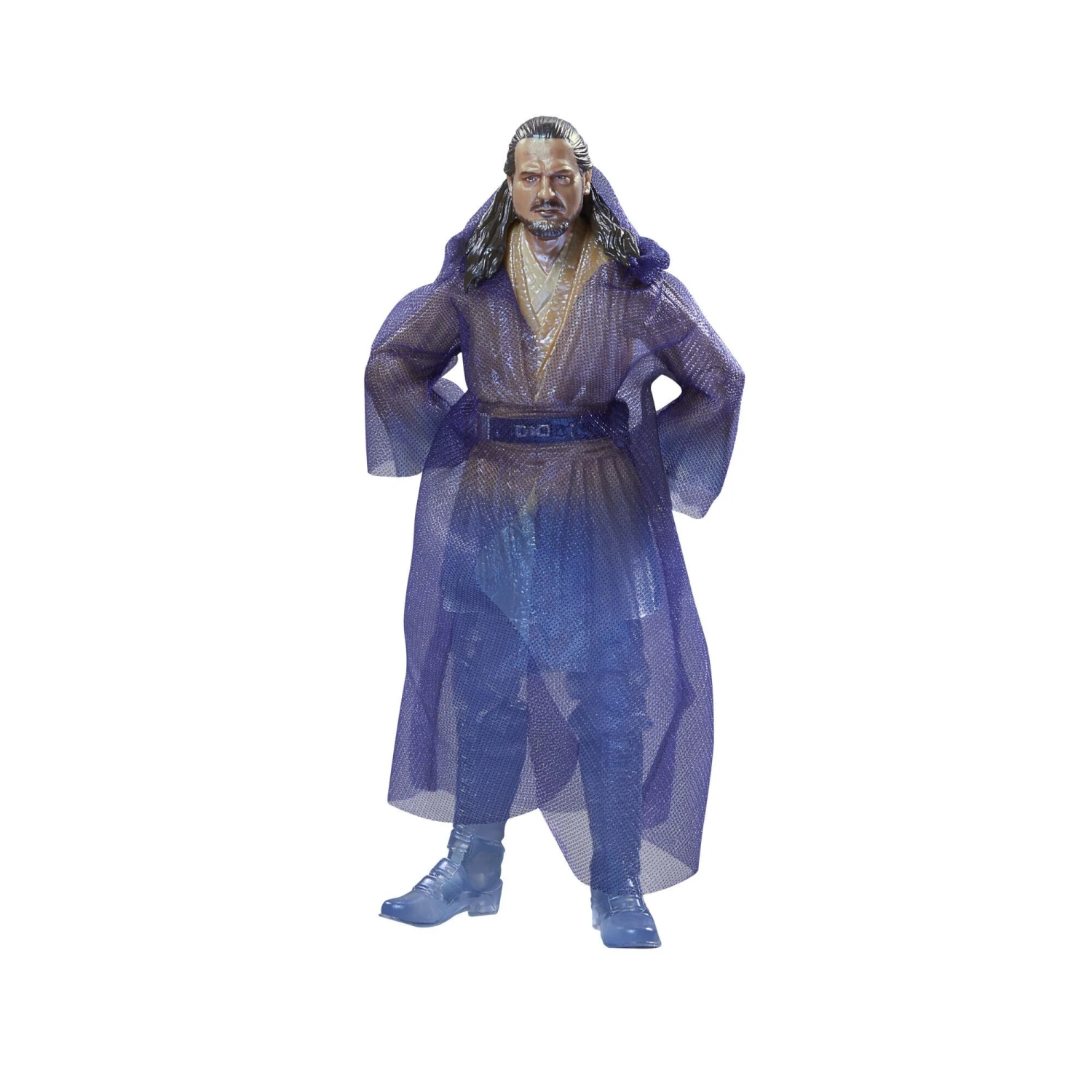 Hasbro Star Wars Black Series Exclusive 6 Inch Action Figure - Qui-Gon Jinn (Force Spirit) 6 Hasbro Star Wars Black Series Exclusive 6 Inch Action Figure - Qui-Gon Jinn (Force Spirit) - Image 4