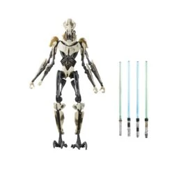 Hasbro Star Wars Black Series 6 Inch Deluxe Gaming Greats Exclusive Action Figure - General Grievous (Battle Damaged) 15 Hasbro Star Wars Black Series 6 Inch Deluxe Gaming Greats Exclusive Action Figure - General Grievous (Battle Damaged) -Toy Hotsale Store f8326 prod sw bl gg 8 294 white
