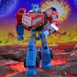 Hasbro *PRE-ORDER Transformers Generations Legacy Voyager Class Action Figure - Animated Universe Optimus Prime -Toy Hotsale Store f8542 dio tra gen legacy voy animated op 0001 2000px 300dpi