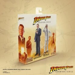 Hasbro Indiana Jones 6 Inch Exclusive Action Figure 2-Pack - Marcus Brody & Rene Belloq (Ark Showdown) -Toy Hotsale Store f8844 45d1