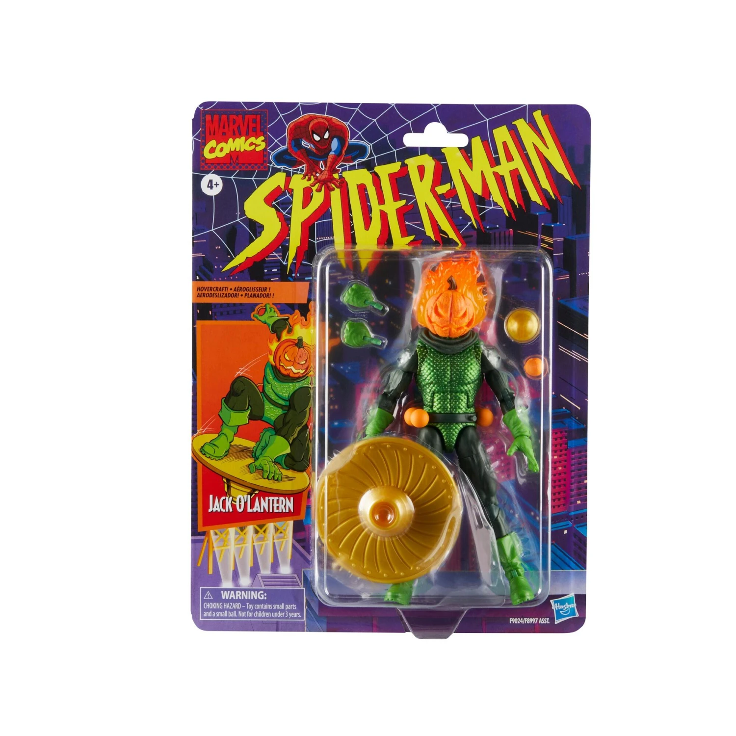 Hasbro *PRE-ORDER Marvel Legends 6 Inch Spider-Man Retro Action Figure Wave 4 - Jack O'Lantern 3 Hasbro *PRE-ORDER Marvel Legends 6 Inch Spider-Man Retro Action Figure Wave 4 - Jack O'Lantern