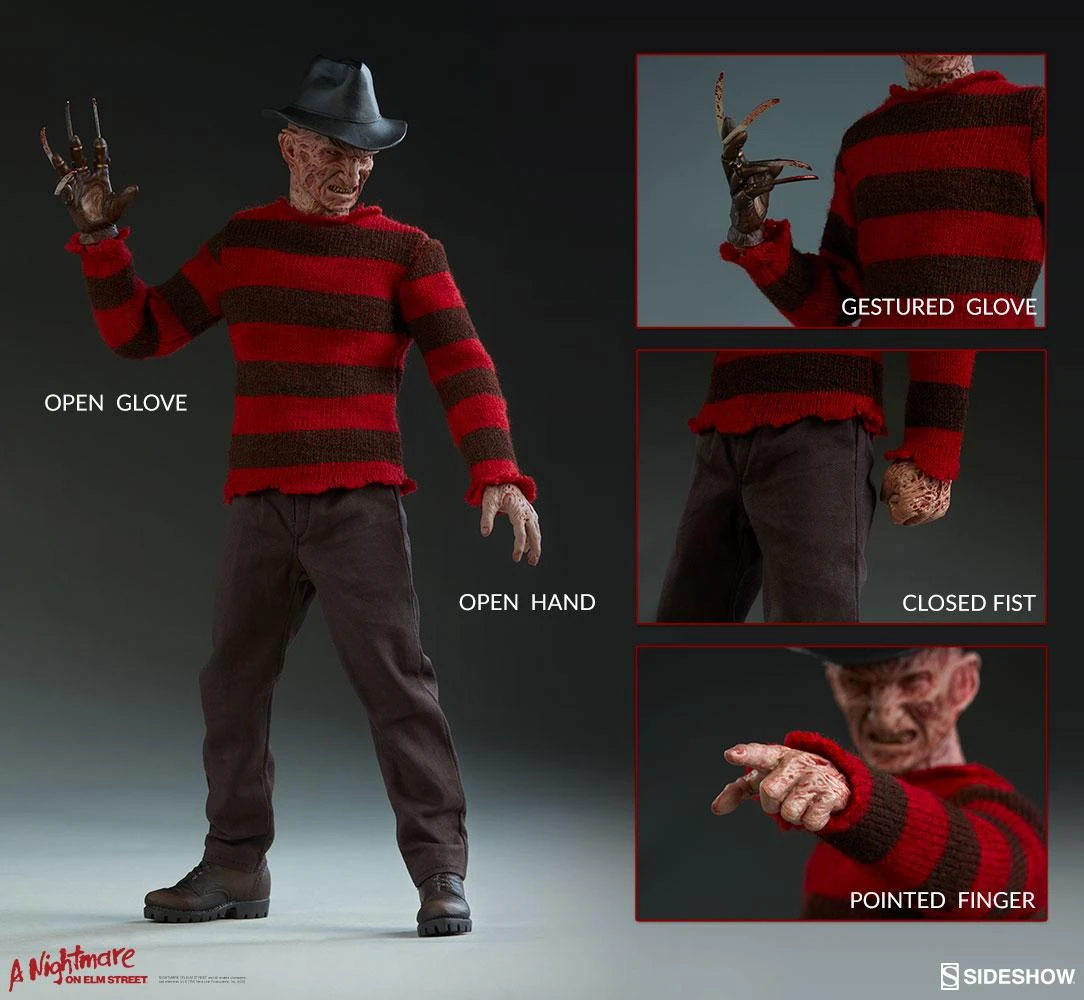 Freddy Krueger - A Nightmare On Elm Street 3 Dream Warriors - Sideshow Collectibles 1/6 Scale Action Figure 12 Freddy Krueger - A Nightmare On Elm Street 3 Dream Warriors - Sideshow Collectibles 1/6 Scale Action Figure - Image 10