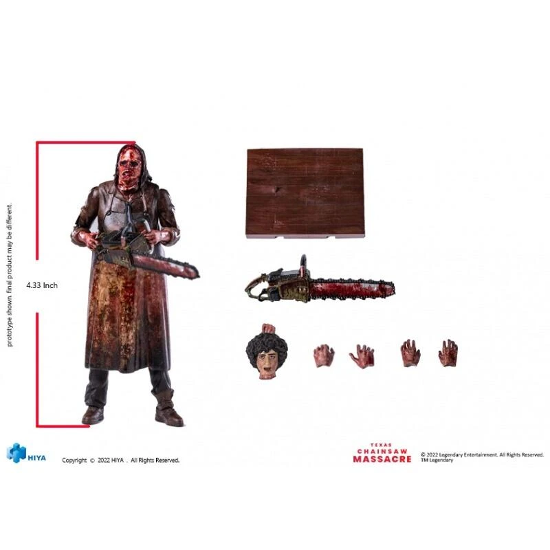 HIYA Toys Texas Chainsaw Massacre (2022) 1:18 Scale Action Figures - Leatherface (Slaughter Version) 5 HIYA Toys Texas Chainsaw Massacre (2022) 1:18 Scale Action Figures - Leatherface (Slaughter Version) - Image 3
