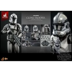 Clone Trooper (Chrome) - Star Wars Hot Toys Exclusive Collectibles 1/6 Scale Action Figure -Toy Hotsale Store ht910741 6 800x800 1