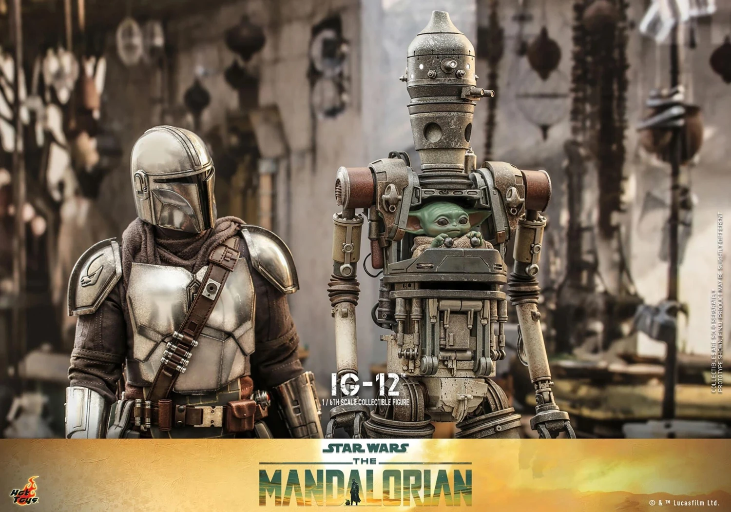 *PRE-ORDER IG-12 (The Mandalorian) - Star Wars Hot Toys Collectibles 1/6 Scale Action Figure 10 *PRE-ORDER IG-12 (The Mandalorian) - Star Wars Hot Toys Collectibles 1/6 Scale Action Figure - Image 8