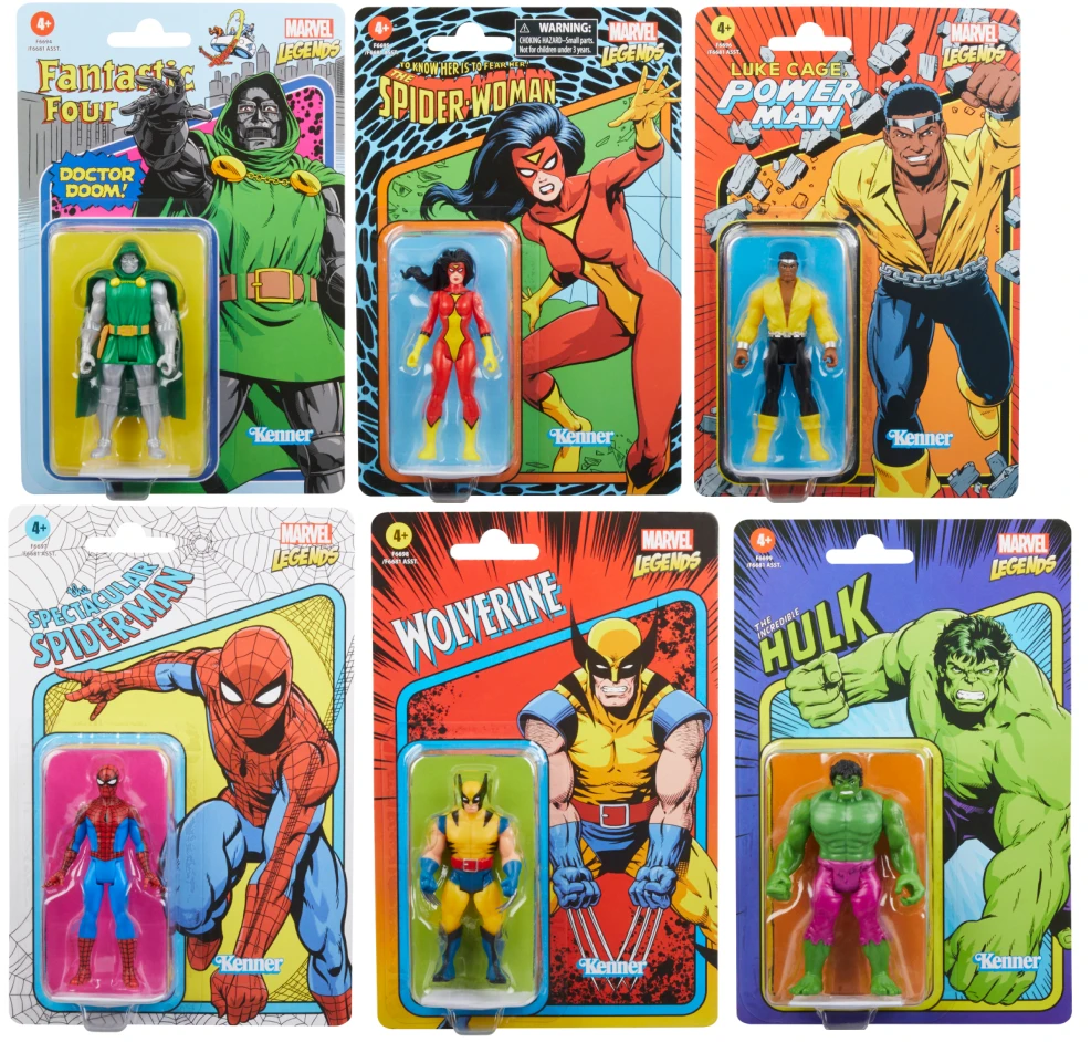 Hasbro Marvel Universe Retro 3.75 Inch Action Figure Wave 8 - Set Of 6 2 Hasbro Marvel Universe Retro 3.75 Inch Action Figure Wave 8 - Set Of 6