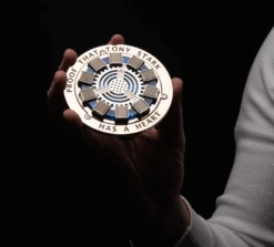 Marvel Infinity Saga - Iron Man Arc Reactor Magnetic Full Size Replica Pin Set - Star Action Figure UK Exclusive -Toy Hotsale Store image