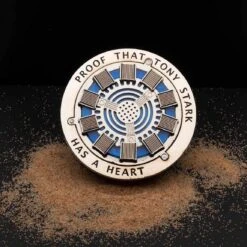 Marvel Infinity Saga - Iron Man Arc Reactor Magnetic Full Size Replica Pin Set - Star Action Figure UK Exclusive -Toy Hotsale Store iron man arc reactor magnetic replica pin set 4