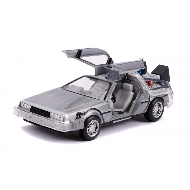 Jada Toys Back To The Future II - DeLorean Time Machine 1:24 Scale Jada Hollywood Rides Die Cast Vehicle 6 Jada Toys Back To The Future II - DeLorean Time Machine 1:24 Scale Jada Hollywood Rides Die Cast Vehicle - Image 4