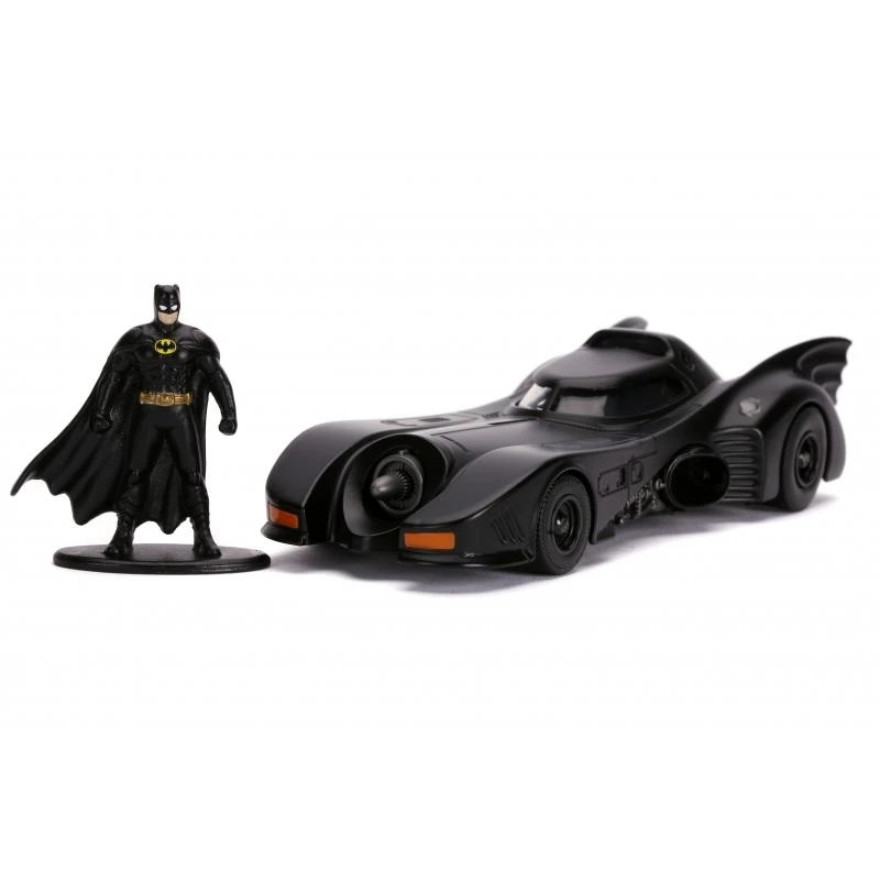Jada Toys Batman - 1989 Batmobile With Batman Figure Hollywood Rides 1:32 Scale Die Cast Vehicle 4 Jada Toys Batman - 1989 Batmobile With Batman Figure Hollywood Rides 1:32 Scale Die Cast Vehicle - Image 2