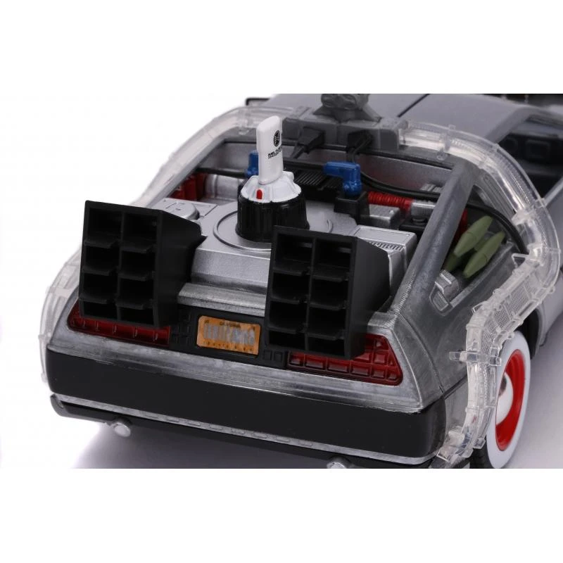 Jada Toys Back To The Future III - DeLorean Time Machine 1:24 Scale Jada Hollywood Rides Die Cast Vehicle 8 Jada Toys Back To The Future III - DeLorean Time Machine 1:24 Scale Jada Hollywood Rides Die Cast Vehicle - Image 6