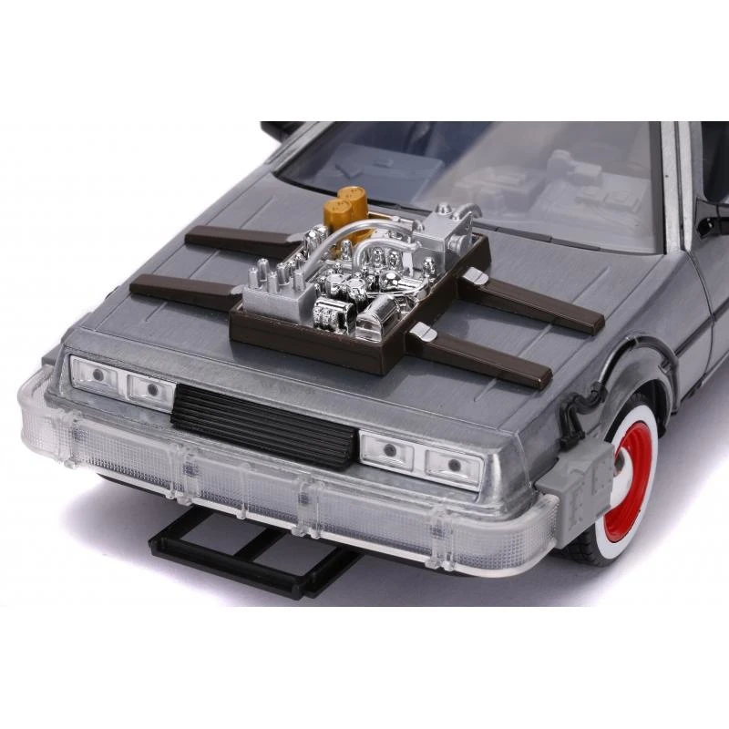 Jada Toys Back To The Future III - DeLorean Time Machine 1:24 Scale Jada Hollywood Rides Die Cast Vehicle 7 Jada Toys Back To The Future III - DeLorean Time Machine 1:24 Scale Jada Hollywood Rides Die Cast Vehicle - Image 5