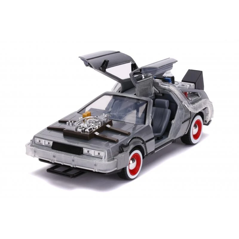 Jada Toys Back To The Future III - DeLorean Time Machine 1:24 Scale Jada Hollywood Rides Die Cast Vehicle 5 Jada Toys Back To The Future III - DeLorean Time Machine 1:24 Scale Jada Hollywood Rides Die Cast Vehicle - Image 3
