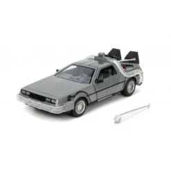Jada Toys Back To The Future - DeLorean Time Machine With Lightning Conductor Pole 1:24 Scale Jada Hollywood Rides Die Cast Vehicle -Toy Hotsale Store ja32911 2 800x800 1