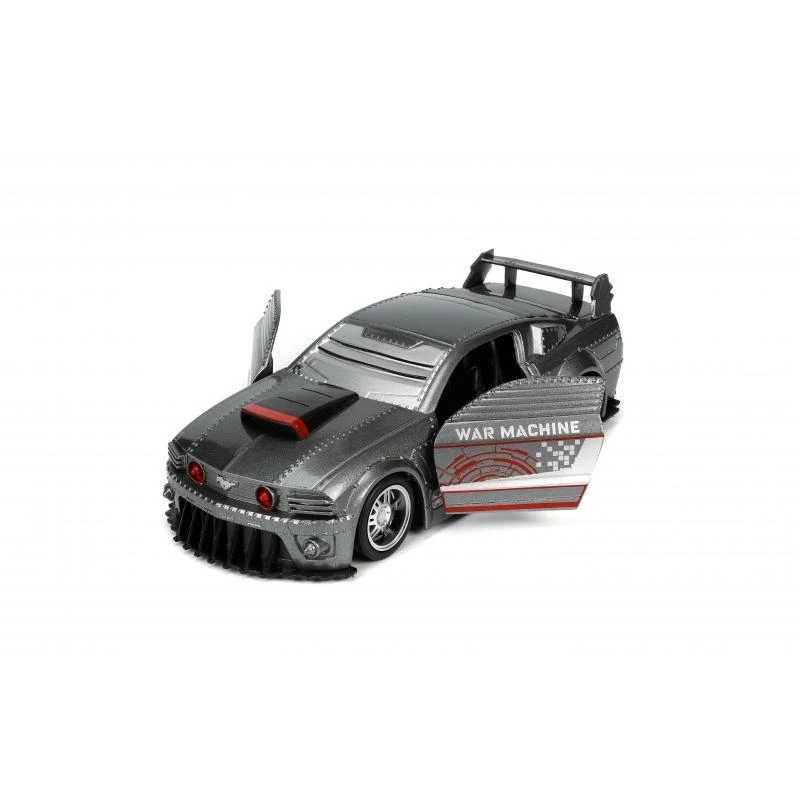 Jada Toys Marvel Avengers - 2006 Ford Mustang GT With War Machine Figure Hollywood Rides 1:32 Scale Die Cast Vehicle 5 Jada Toys Marvel Avengers - 2006 Ford Mustang GT With War Machine Figure Hollywood Rides 1:32 Scale Die Cast Vehicle - Image 3