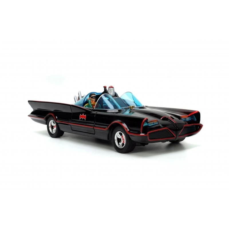 Jada Toys Batman 1966 - Batmobile With Batman, Robin, Penguin And Joker Figures Hollywood Rides 1:24 Scale Die Cast Vehicle 6 Jada Toys Batman 1966 - Batmobile With Batman, Robin, Penguin And Joker Figures Hollywood Rides 1:24 Scale Die Cast Vehicle - Image 4