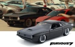 Jada Toys Fast & Furious - Letty's 1970 Plymouth Barracuda (Grey/Black) Hollywood Rides 1:24 Scale Die Cast Vehicle -Toy Hotsale Store ja97195 banner
