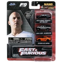 Jada Toys Fast And Furious 9 - NANO Hollywood Rides 3 Car Set
