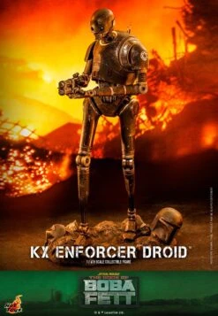 *PRE-ORDER KX Enforcer Droid (The Book Of Boba Fett) - Star Wars Hot Toys Collectibles 1/6 Scale Action Figure -Toy Hotsale Store kx enforcer droid star wars gallery 623b8d7409f87