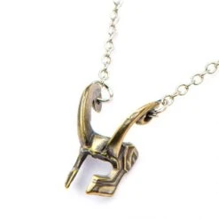 Marvel Loki 3D Loki Helmet Charm Necklace