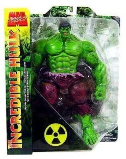 Marvel Select 8 Inch Diamond Toys The Incredible Hulk - Action Figure (Possibly Non-Mint Box)