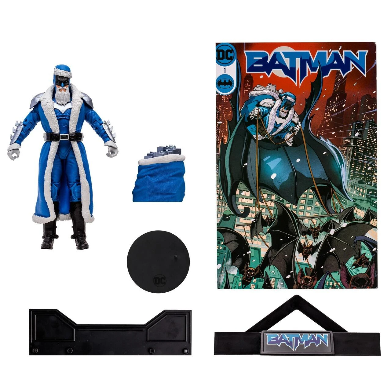 McFarlane *PRE-ORDER DC Multiverse 7 Inch Action Figure - Batman Santa (Blue Variant) (Gold Label) 4 McFarlane *PRE-ORDER DC Multiverse 7 Inch Action Figure - Batman Santa (Blue Variant) (Gold Label) - Image 2