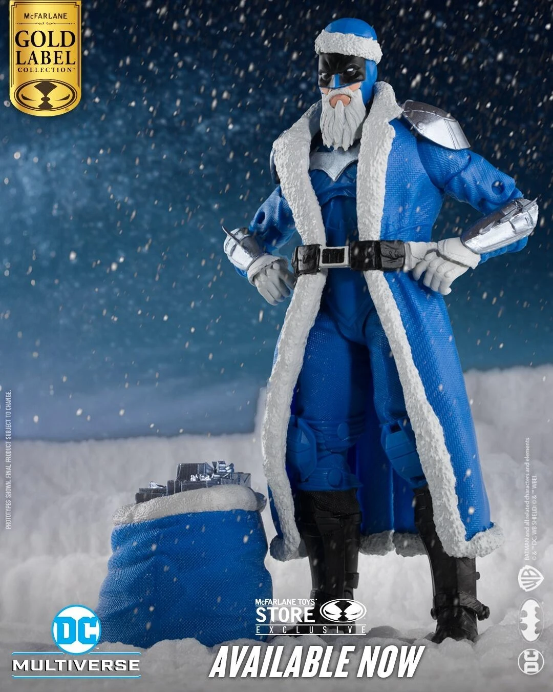 McFarlane *PRE-ORDER DC Multiverse 7 Inch Action Figure - Batman Santa (Blue Variant) (Gold Label) 6 McFarlane *PRE-ORDER DC Multiverse 7 Inch Action Figure - Batman Santa (Blue Variant) (Gold Label) - Image 4