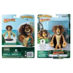 Noble Collection Madagascar Bendyfigs Action Figure - Alex The Lion -Toy Hotsale Store nn1150 b w