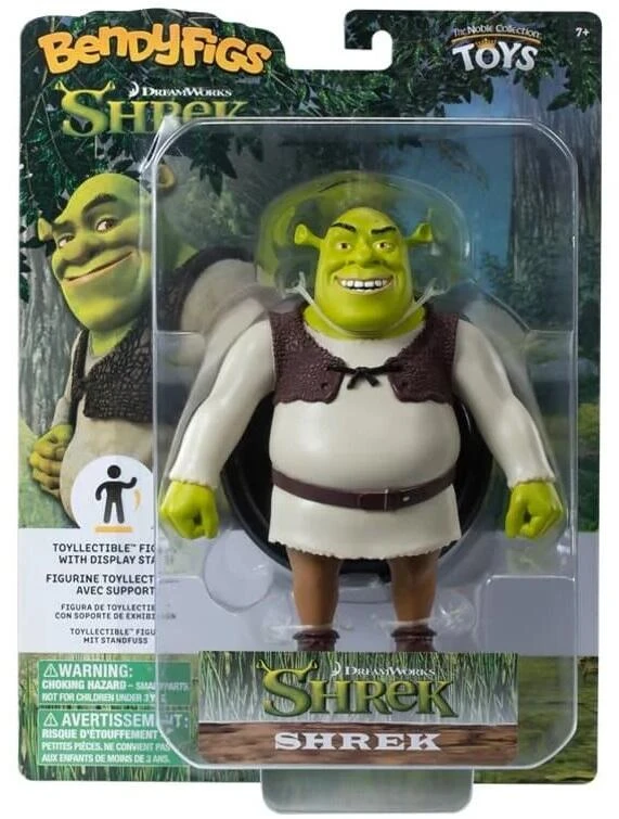 Noble Collection Shrek Bendyfigs Action Figure - Shrek 3 Noble Collection Shrek Bendyfigs Action Figure - Shrek