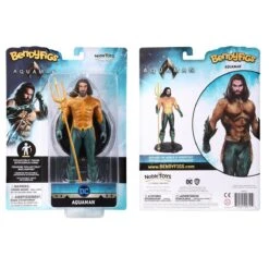 Noble Collection Aquaman Bendyfigs Action Figure - Aquaman 7 Noble Collection Aquaman Bendyfigs Action Figure - Aquaman -Toy Hotsale Store nn3252 b w