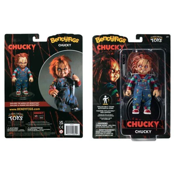 Noble Collection Child's Play Bendyfigs Action Figure - Chucky 5 Noble Collection Child's Play Bendyfigs Action Figure - Chucky - Image 3