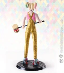 Noble Collection DC Bendyfigs Action Figure - Harley Quinn (Birds Of Prey) -Toy Hotsale Store nn4563f