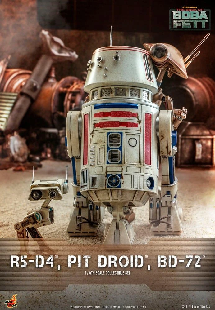 *PRE-ORDER R5-D4, Pit Droid & BD-72 - Star Wars The Book Of Boba Fett Hot Toys Collectibles 1/6 Scale Action Figure 3 *PRE-ORDER R5-D4, Pit Droid & BD-72 - Star Wars The Book Of Boba Fett Hot Toys Collectibles 1/6 Scale Action Figure