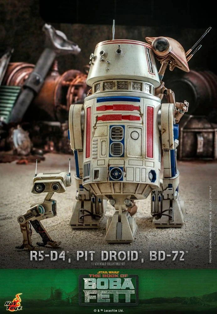 *PRE-ORDER R5-D4, Pit Droid & BD-72 - Star Wars The Book Of Boba Fett Hot Toys Collectibles 1/6 Scale Action Figure 5 *PRE-ORDER R5-D4, Pit Droid & BD-72 - Star Wars The Book Of Boba Fett Hot Toys Collectibles 1/6 Scale Action Figure - Image 3