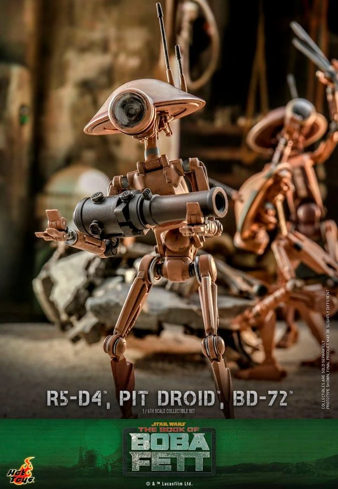*PRE-ORDER R5-D4, Pit Droid & BD-72 - Star Wars The Book Of Boba Fett Hot Toys Collectibles 1/6 Scale Action Figure 9 *PRE-ORDER R5-D4, Pit Droid & BD-72 - Star Wars The Book Of Boba Fett Hot Toys Collectibles 1/6 Scale Action Figure - Image 7