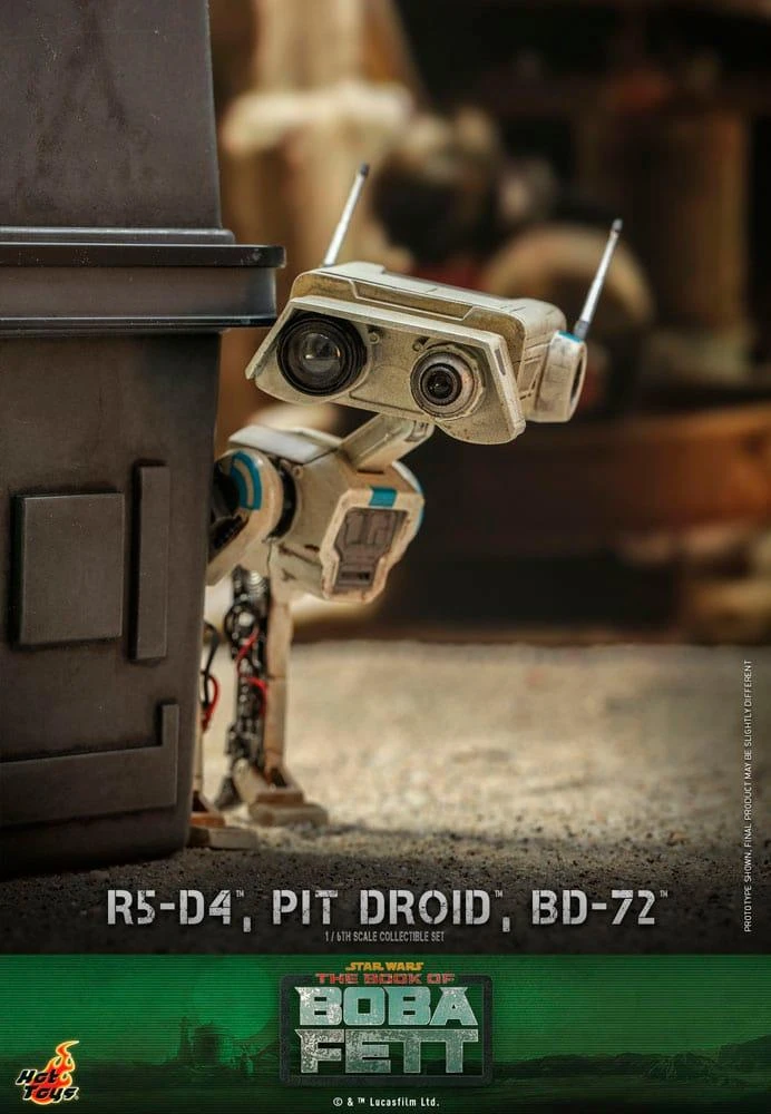 *PRE-ORDER R5-D4, Pit Droid & BD-72 - Star Wars The Book Of Boba Fett Hot Toys Collectibles 1/6 Scale Action Figure 10 *PRE-ORDER R5-D4, Pit Droid & BD-72 - Star Wars The Book Of Boba Fett Hot Toys Collectibles 1/6 Scale Action Figure - Image 8